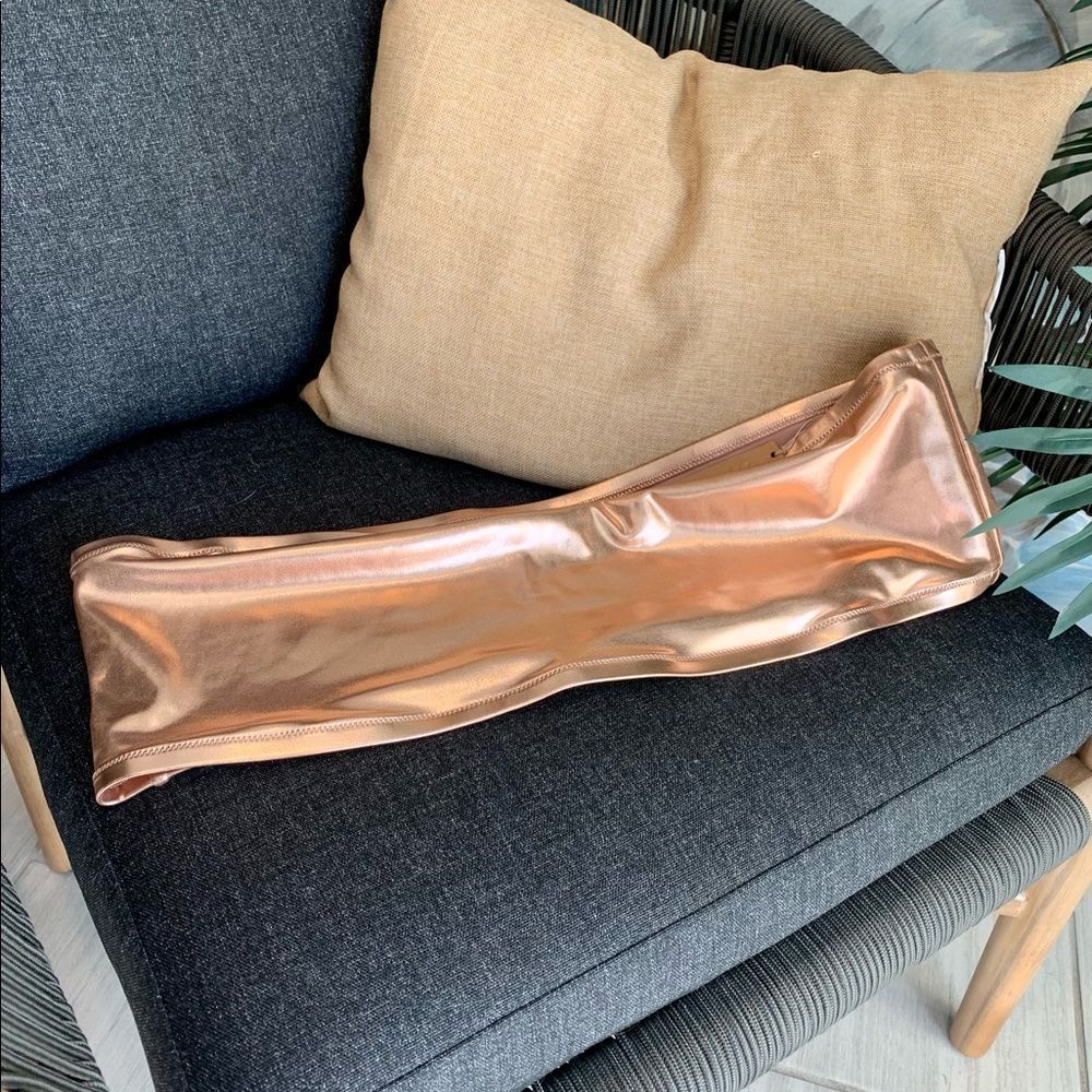 SKIMS Metallic Swim Bandeau